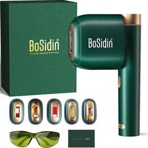 Laser Hair Removal, BoSidin IPL Hair Removal with Painless Ice-Cooling